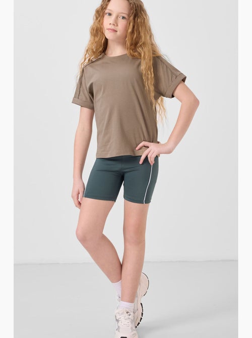 T-shirt in jersey di cotone tommy - Kiabi