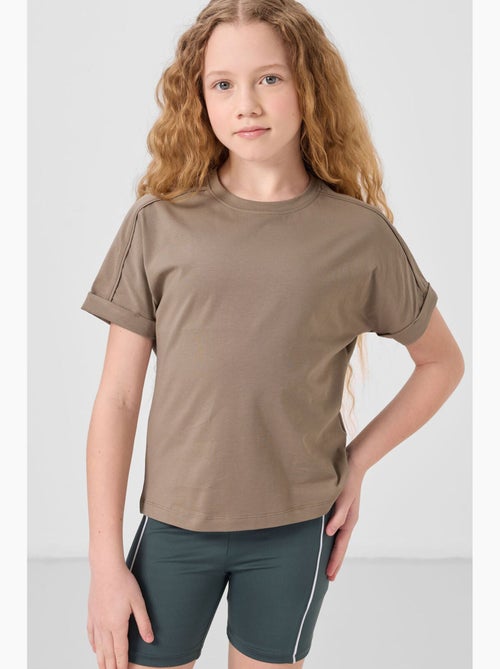 T-shirt in jersey di cotone tommy - Kiabi
