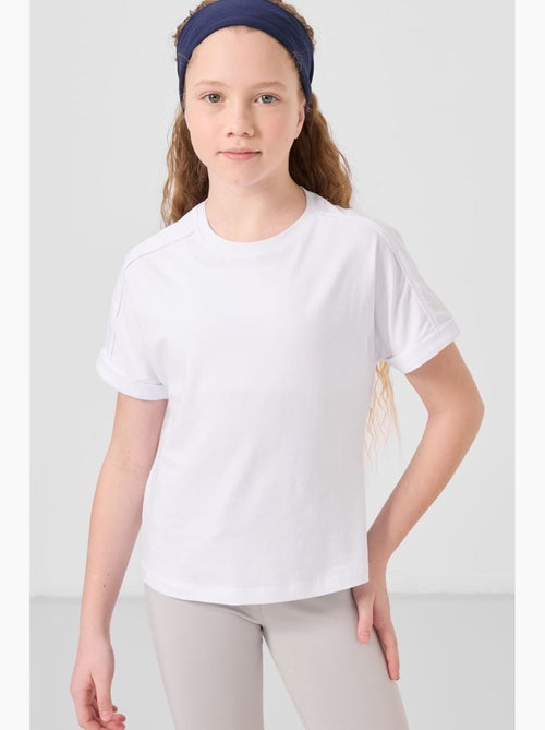 T-shirt in jersey di cotone tommy - Kiabi
