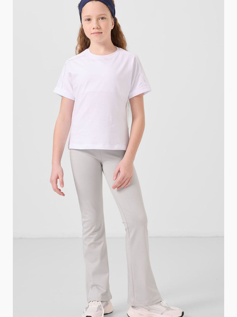 T-shirt in jersey di cotone tommy Bianco - Kiabi