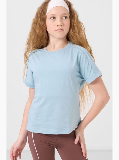 T-shirt in jersey di cotone tommy - Kiabi