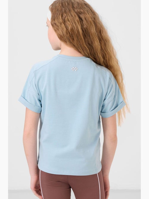 T-shirt in jersey di cotone tommy - Kiabi