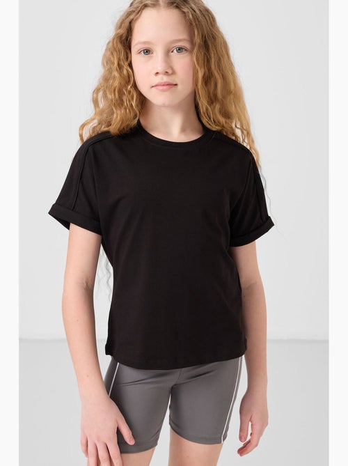 T-shirt in jersey di cotone tommy - Kiabi