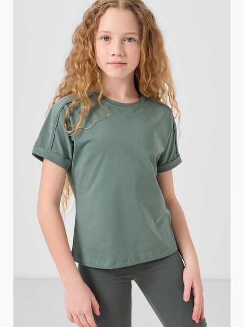 T-shirt in jersey di cotone tommy - Kiabi