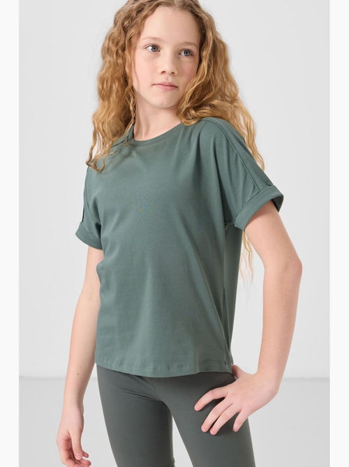T-shirt in jersey di cotone tommy - Kiabi