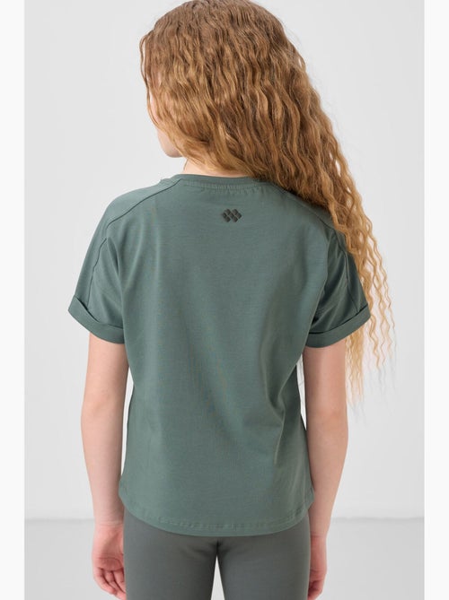 T-shirt in jersey di cotone tommy - Kiabi