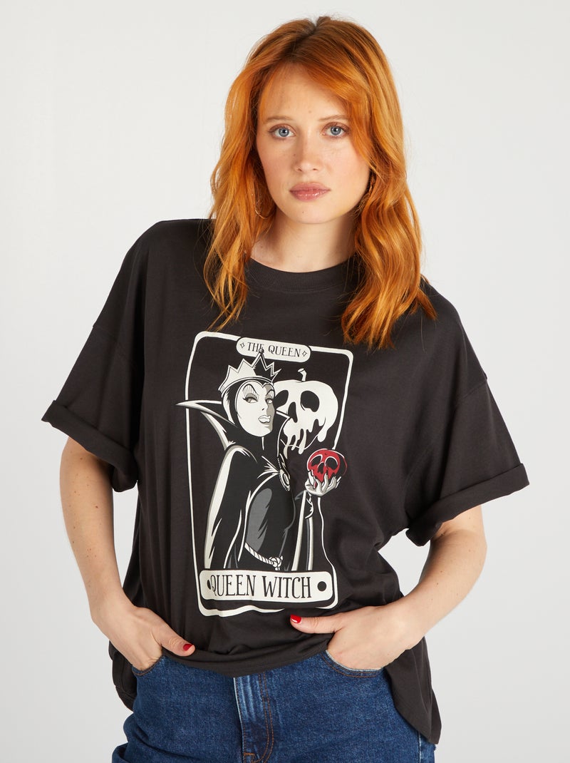 T-shirt in jersey 'Disney' - Halloween Nero Malefica - Kiabi