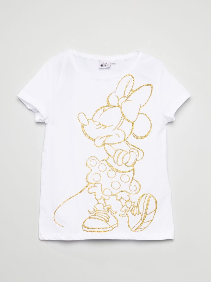 T-shirt in jersey 'Disney' BIANCO - Kiabi