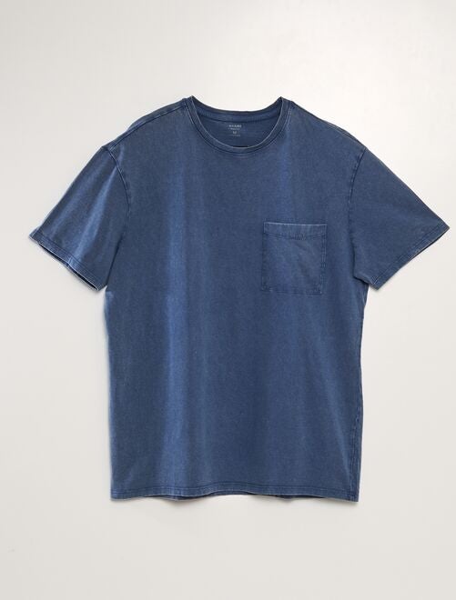 T-shirt in jersey effetto délavé - Kiabi