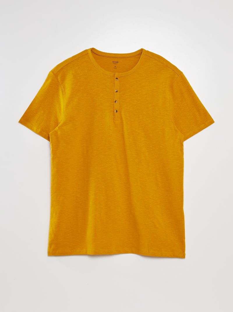 T-shirt in jersey GIALLO - Kiabi