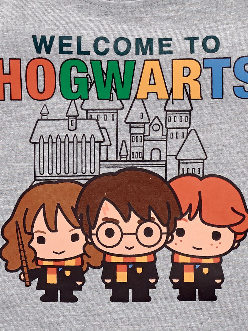 Canotta 'Hogwarts' 'Harry Potter' - grigio - Kiabi - 8.00€