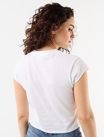 T-shirt in jersey 'Hello Kitty' a maniche corte