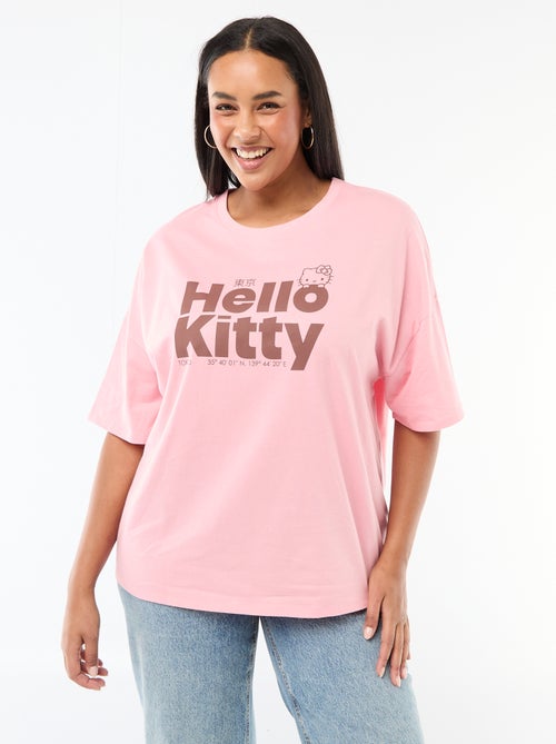 T-shirt in jersey 'Hello Kitty' - Kiabi