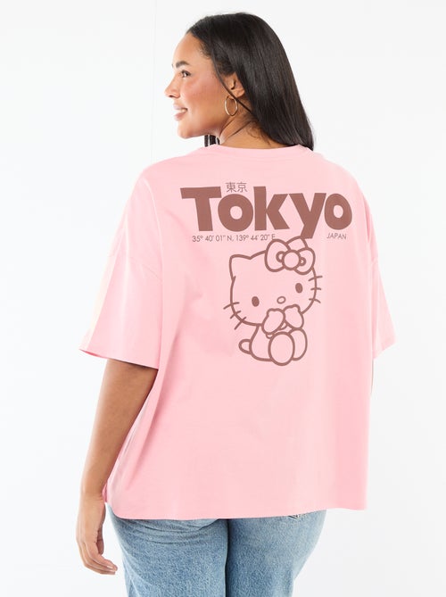 T-shirt in jersey 'Hello Kitty' - Kiabi