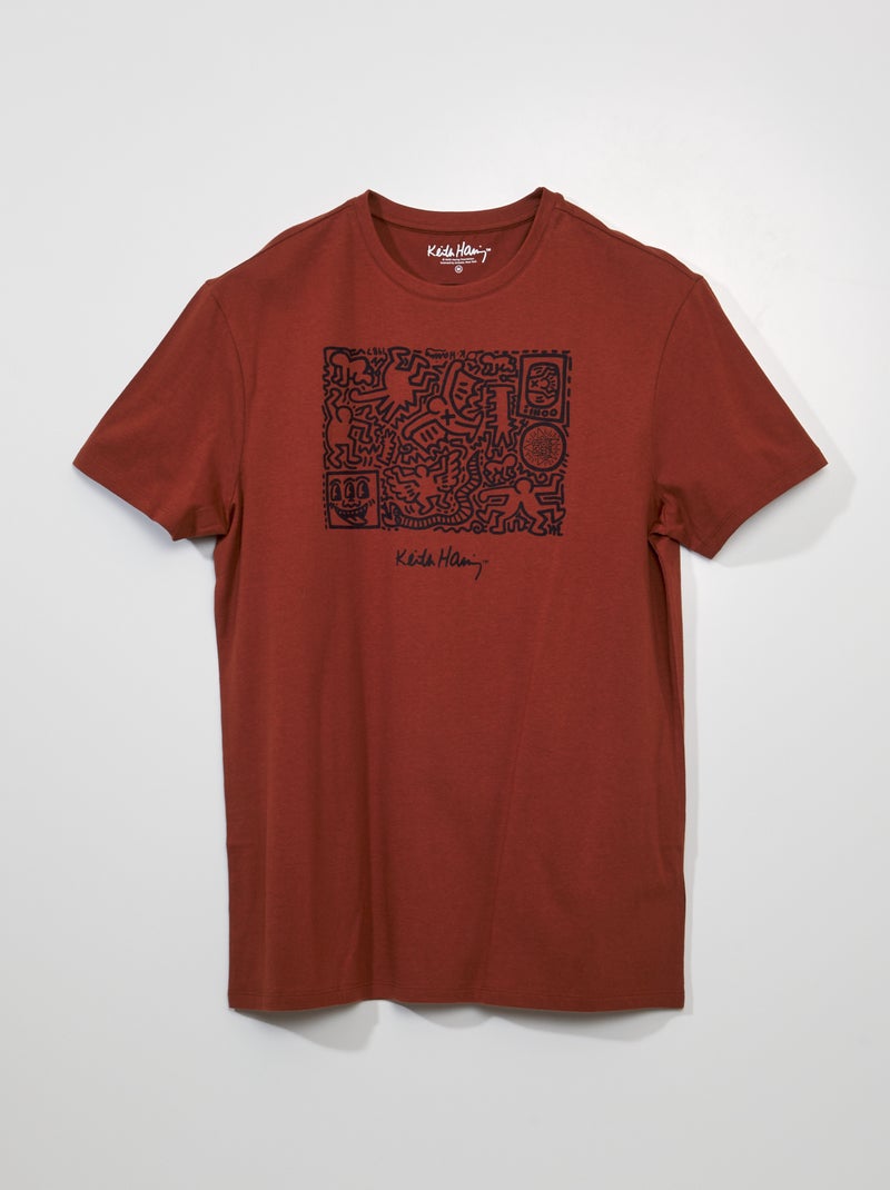 T-shirt in jersey 'Keith Haring Foundation' nero - Kiabi