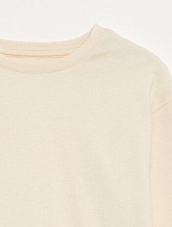 T-shirt in jersey maniche lunghe