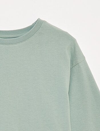 T-shirt in jersey maniche lunghe
