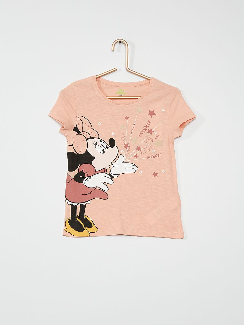 T-shirt in jersey 'Minnie' di Disney ROSA - Kiabi