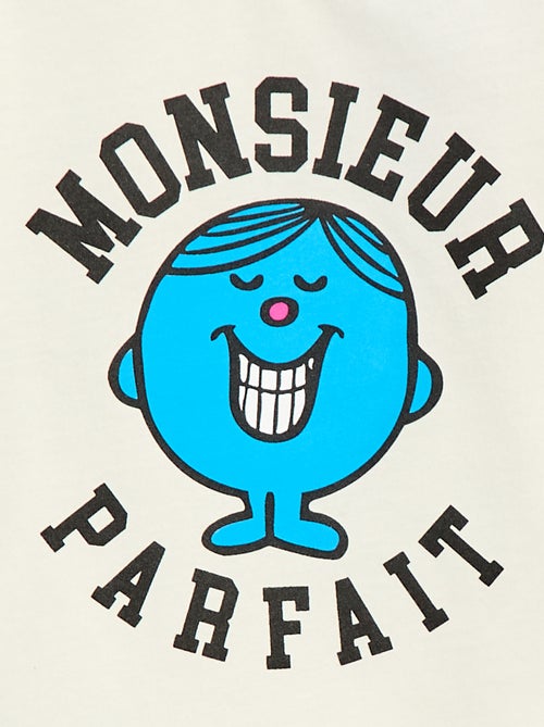 T-shirt in jersey 'Monsieur Madame' in cotone - Kiabi
