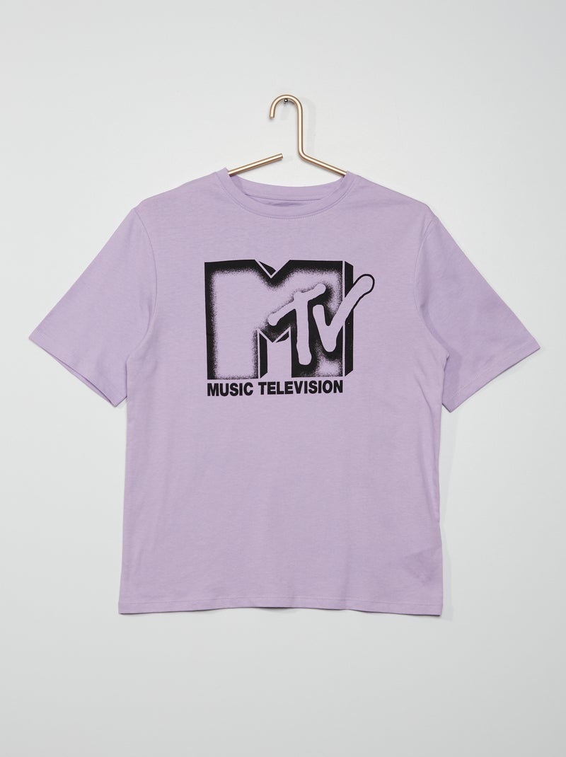 T-shirt in jersey 'MTV' VIOLA - Kiabi