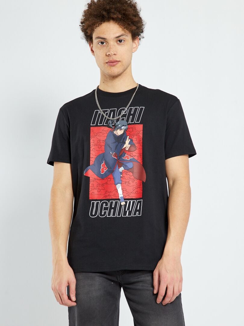 T-shirt in jersey 'Naruto' Nero - Kiabi