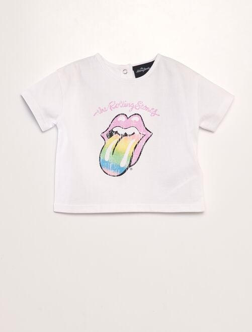 T-shirt in jersey 'Rolling Stones' - Kiabi