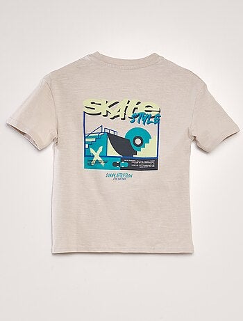 T-shirt in jersey 'Skate'