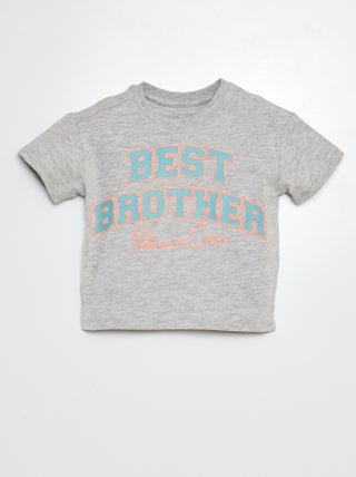 T-shirt in jersey stampata