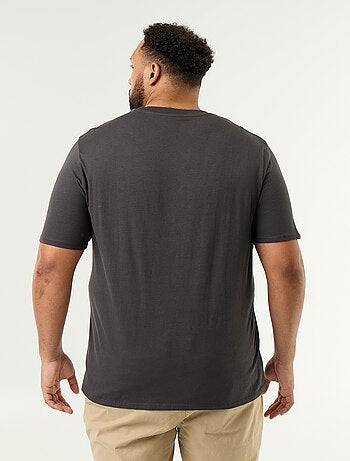 T-shirt in jersey stampato a maniche corte
