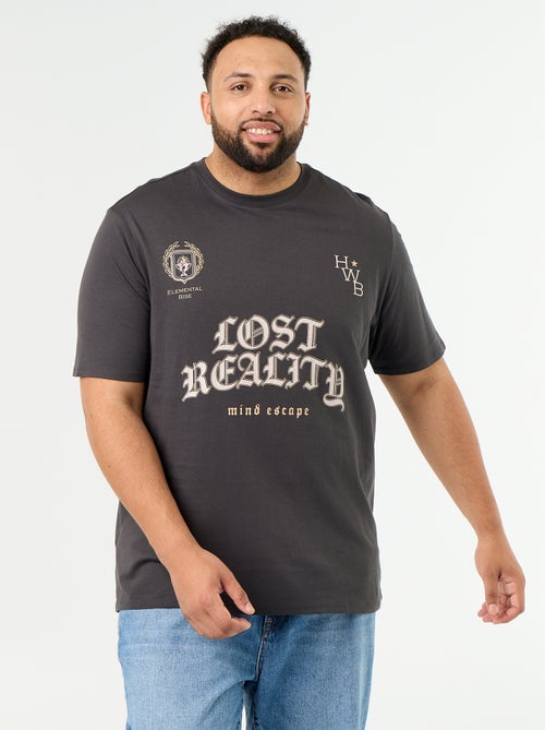 T-shirt in jersey stampato a maniche corte - Kiabi