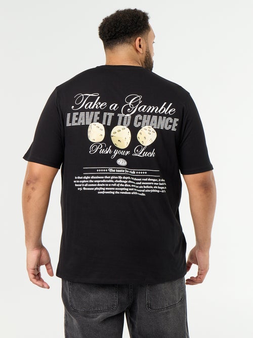T-shirt in jersey stampato a maniche corte - Kiabi