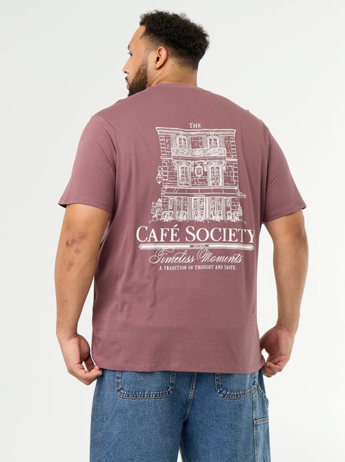 T-shirt in jersey stampato a maniche corte - Kiabi