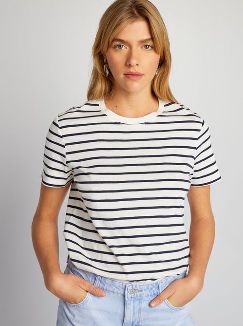 T-shirt in jersey stampato - Kiabi