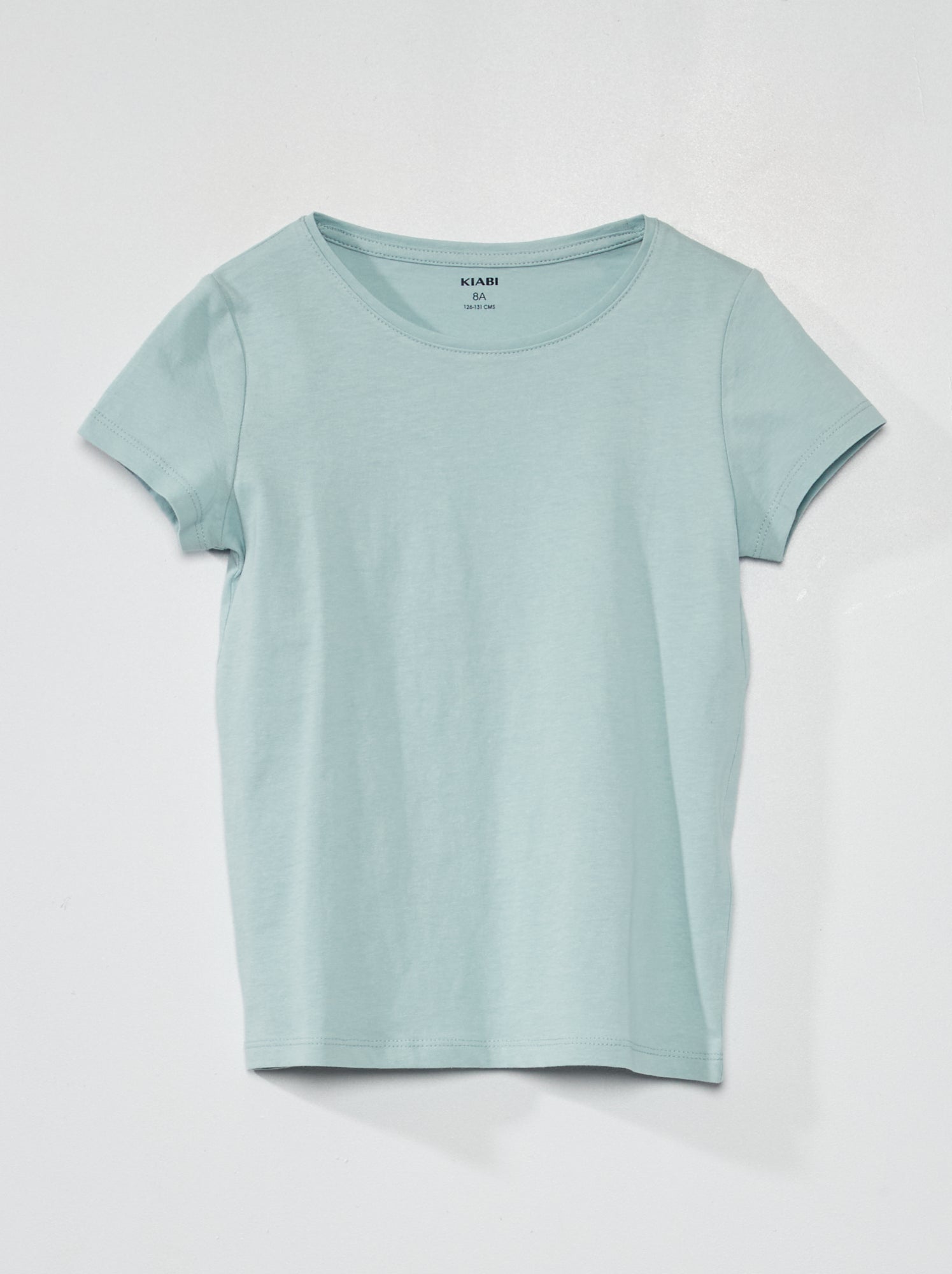 STAR FASHION Maglietta Donna Scollo A V Maniche Corte In Jersey, Vestibilità Slim - Comoda E Versatile, Taglie Forti, Colore Senape (16-18)