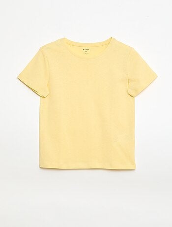 T-shirt in jersey tinta unita