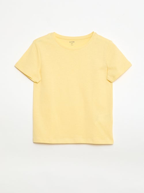 T-shirt in jersey tinta unita - Kiabi