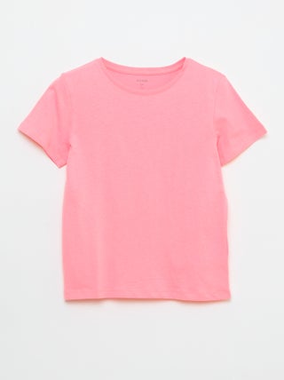 T-shirt in jersey tinta unita