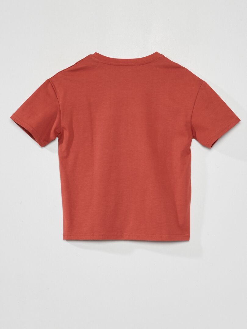 T shirt tinta unita - Rosso Neonato | Piazza Italia