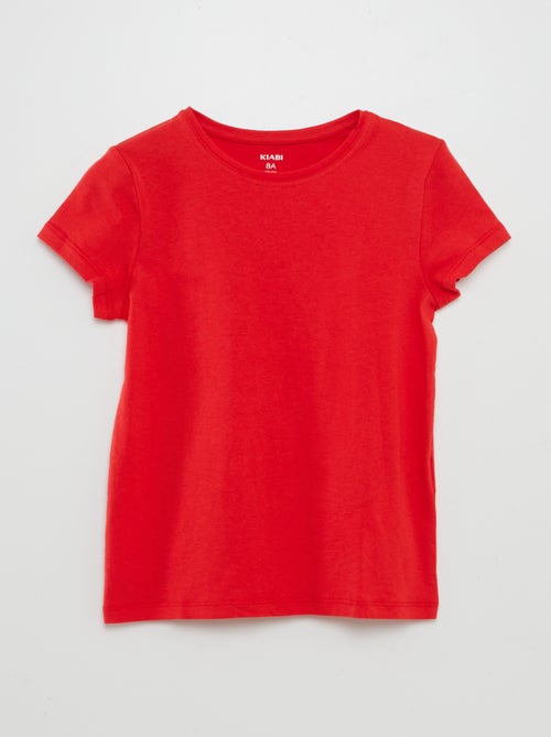 T-shirt in jersey tinta unita - Kiabi