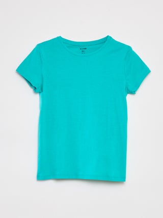 T-shirt in jersey tinta unita