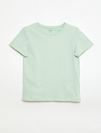 T-shirt in jersey tinta unita