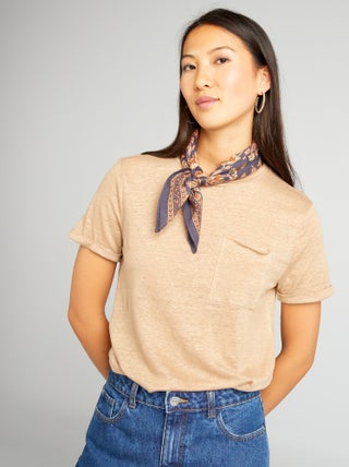 T-shirt in lino