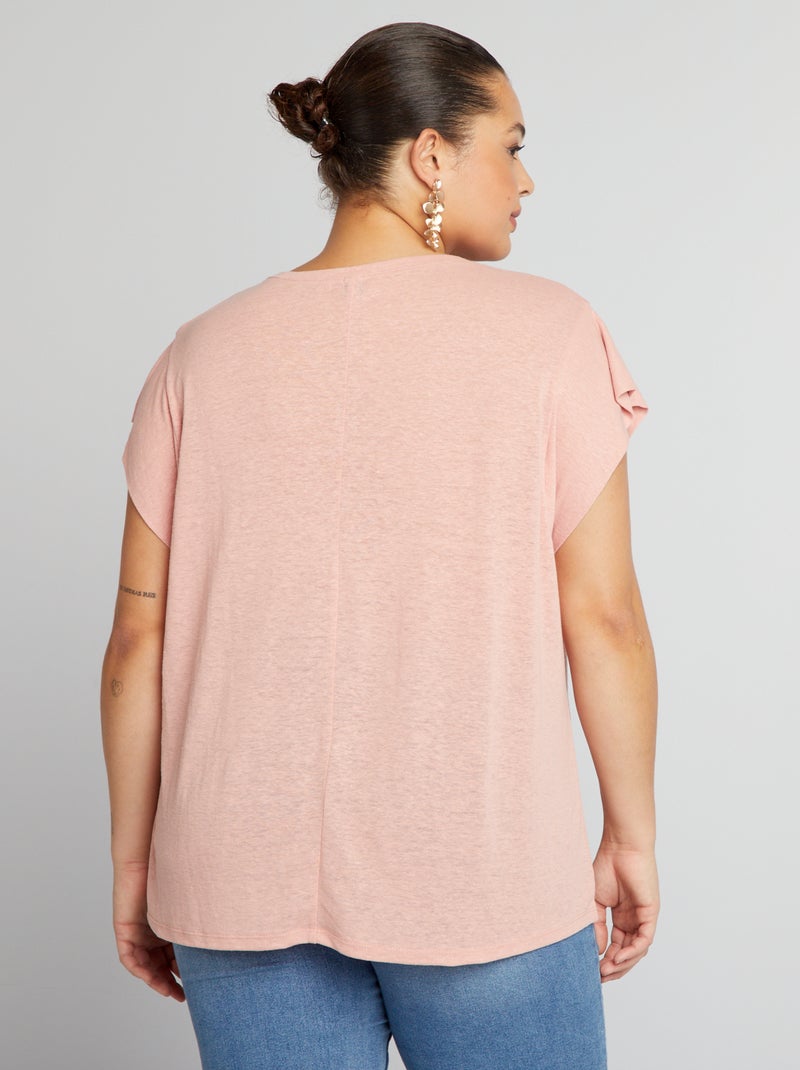 T-Shirt Oversize Con Maniche A Pipistrello - Van Der Rich Donna - Foto 8