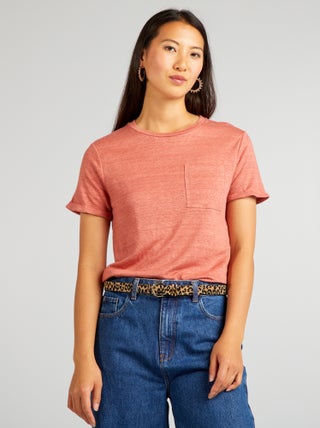 T-shirt in lino