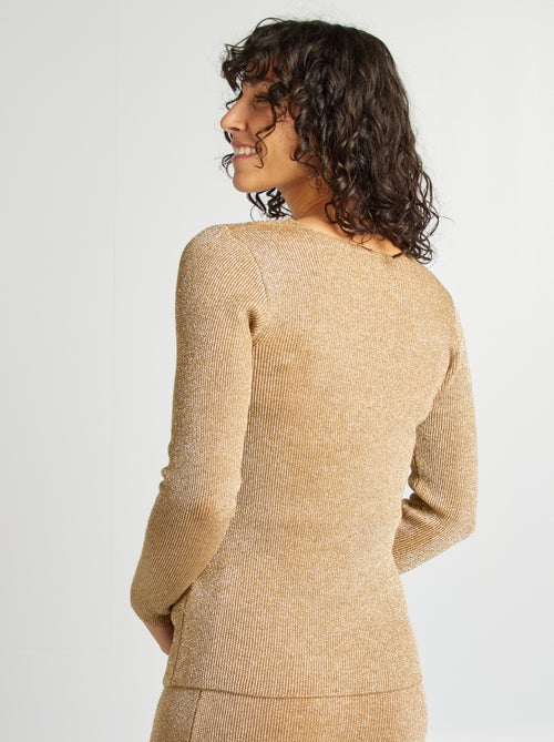 T-shirt in lurex dorato 'Only maternity' - Kiabi