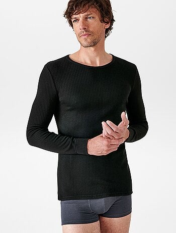 T-shirt in maglia a coste termolattile 'Damart'