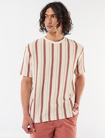 T-shirt in maglia a maniche corte
