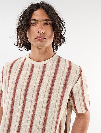 T-shirt in maglia a maniche corte