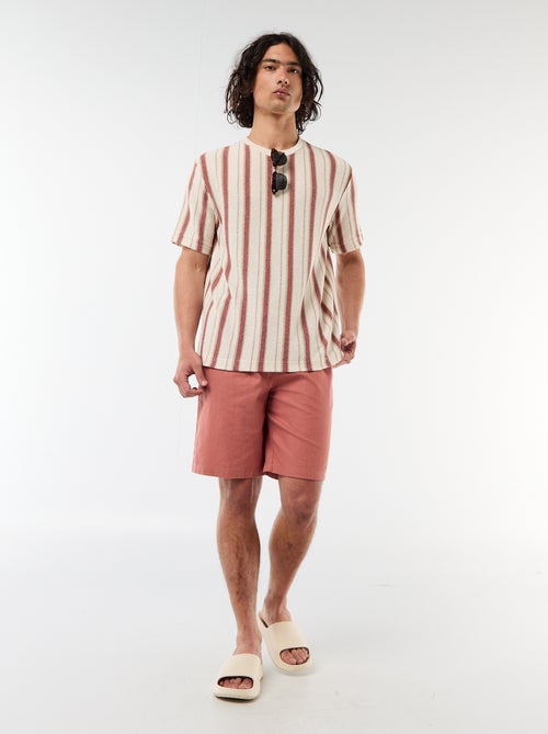 T-shirt in maglia a maniche corte - Kiabi