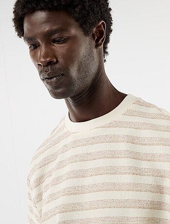 T-shirt in maglia a maniche corte